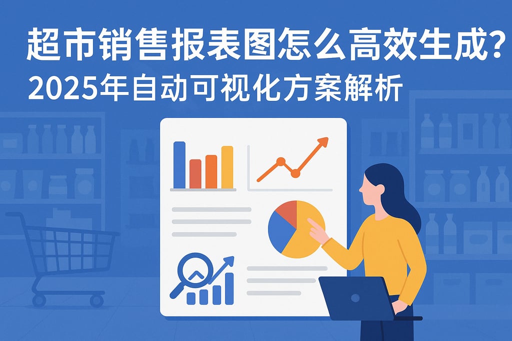 超市销售报表图怎么高效生成？2025年自动可视化方案解析
