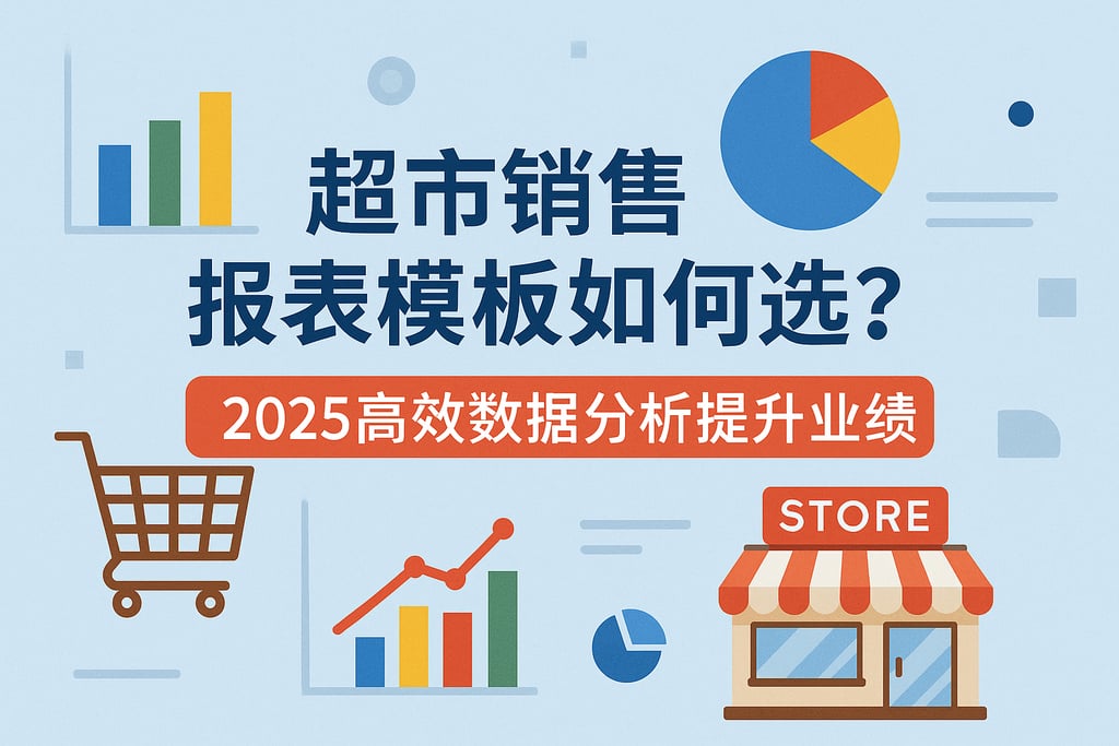 超市销售报表模板如何选？2025高效数据分析提升业绩