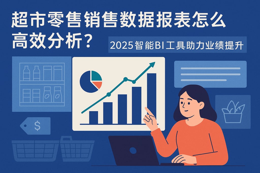 超市零售销售数据报表怎么高效分析？2025智能BI工具助力业绩提升