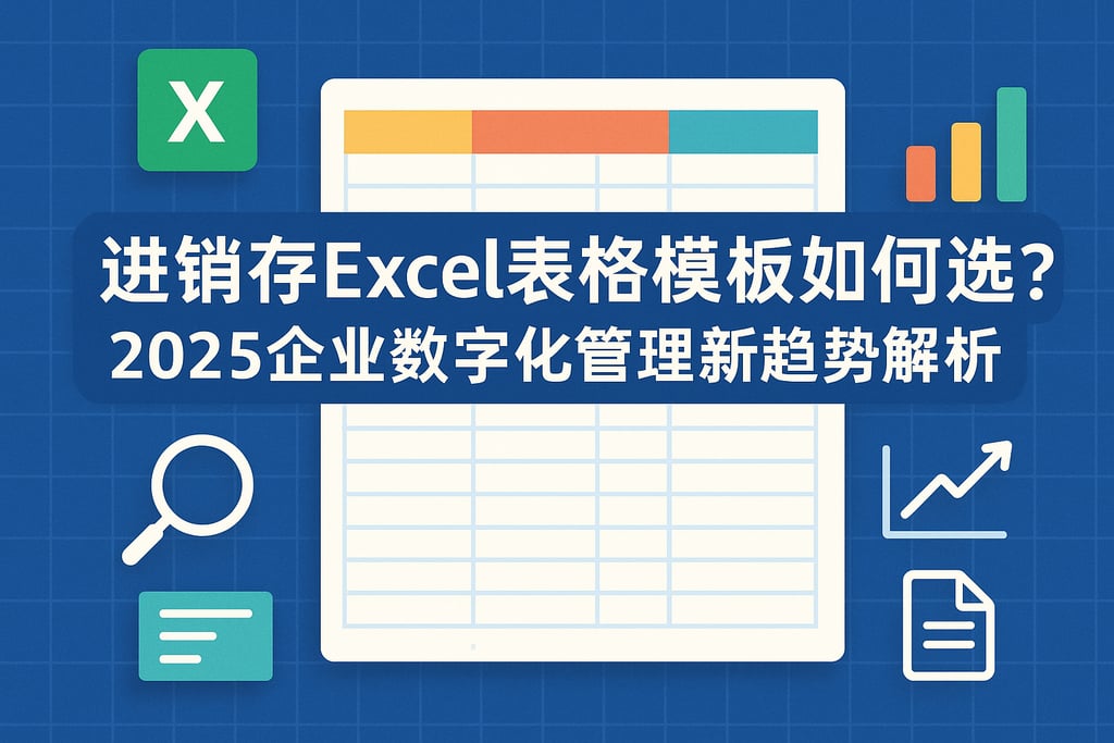 进销存excel表格模版如何选？2025企业数字化管理新趋势解析