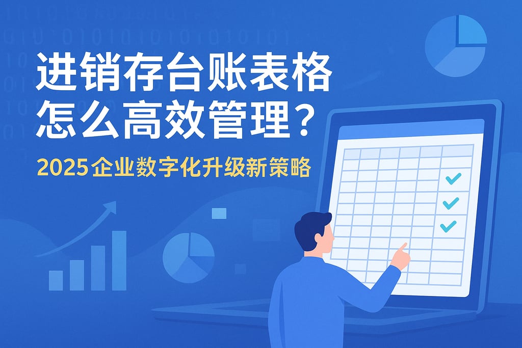 进销存台账表格怎么高效管理？2025企业数字化升级新策略