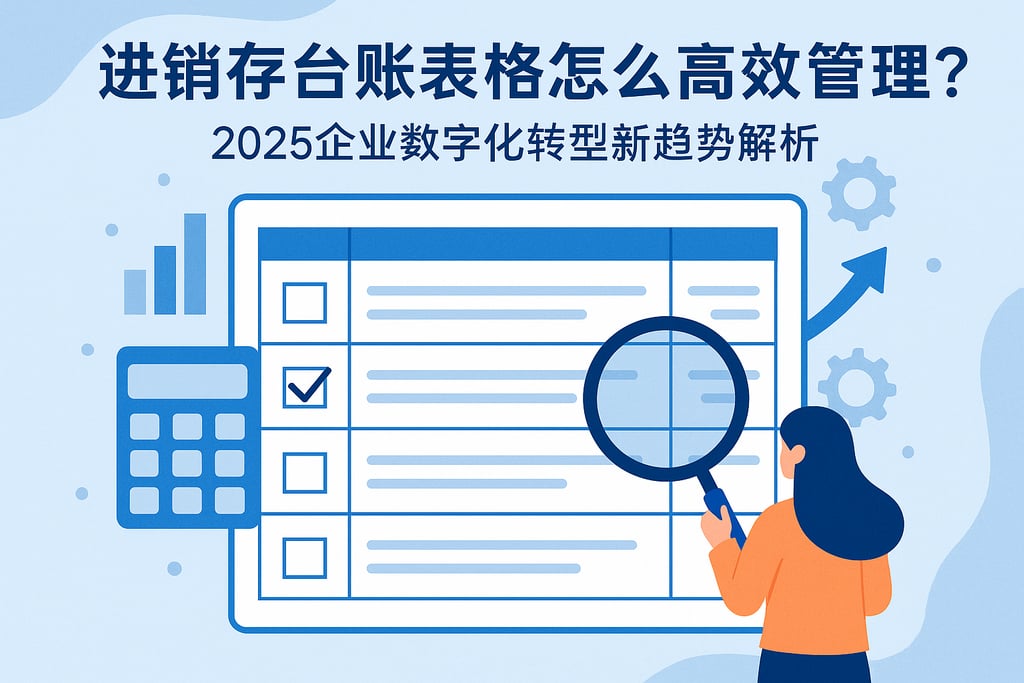 进销存台账表格怎么高效管理？2025企业数字化转型新趋势解析