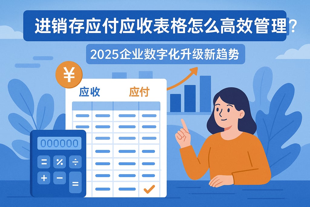 进销存应付应收表格怎么高效管理？2025企业数字化升级新趋势