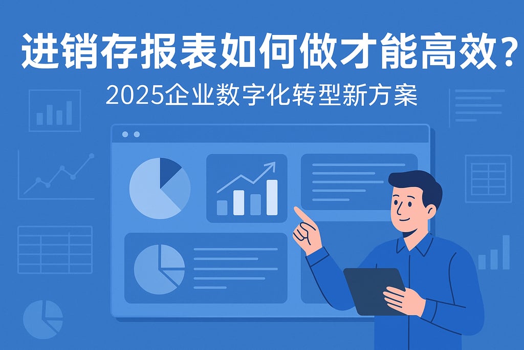 进销存报表如何做才能高效？2025企业数字化转型新方案