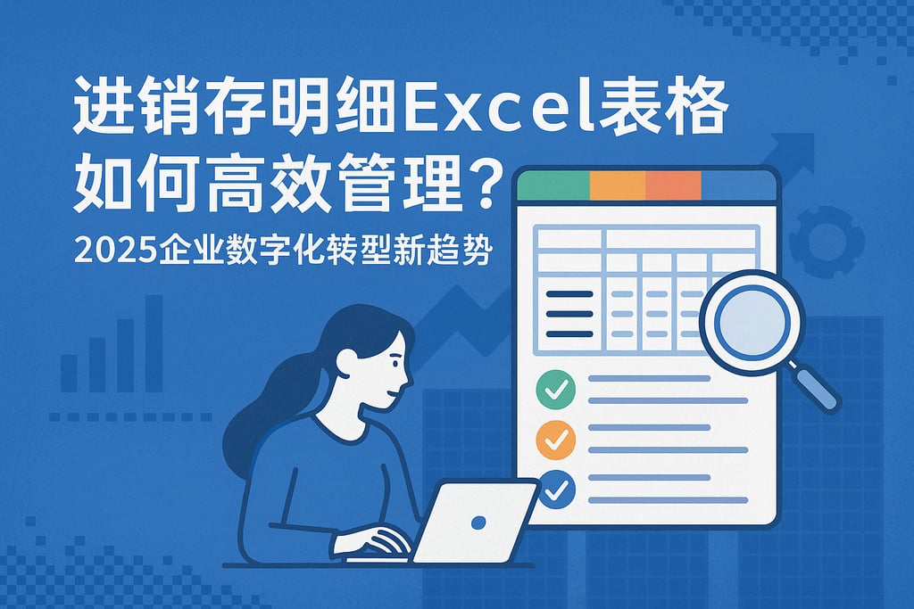 进销存明细excel表格如何高效管理？2025企业数字化转型新趋势