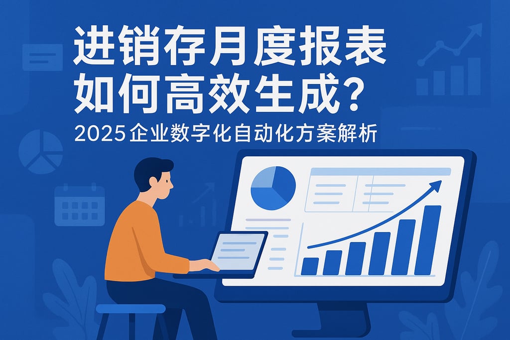 进销存月度报表如何高效生成？2025企业数字化自动化方案解析