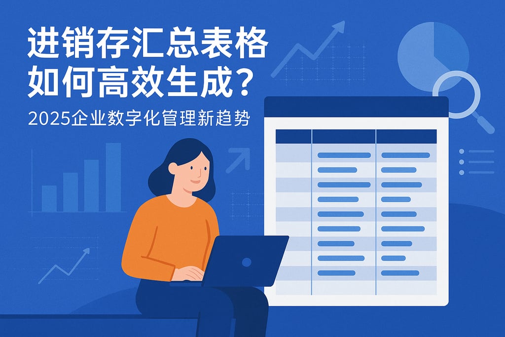 进销存汇总表格如何高效生成？2025企业数字化管理新趋势