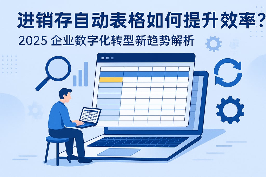 进销存自动表格如何提升效率？2025企业数字化转型新趋势解析