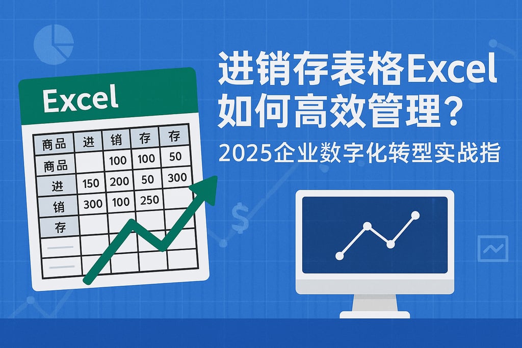 进销存表格excel如何高效管理？2025企业数字化转型实战指南