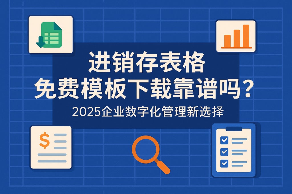 进销存表格免费模板下载靠谱吗？2025企业数字化管理新选择