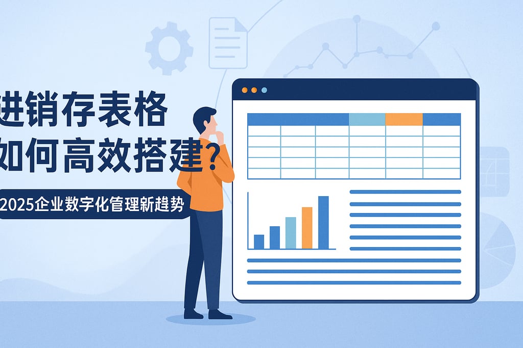 进销存表格如何高效搭建？2025企业数字化管理新趋势