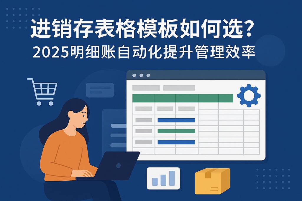 进销存表格模板如何选？2025明细账自动化提升管理效率