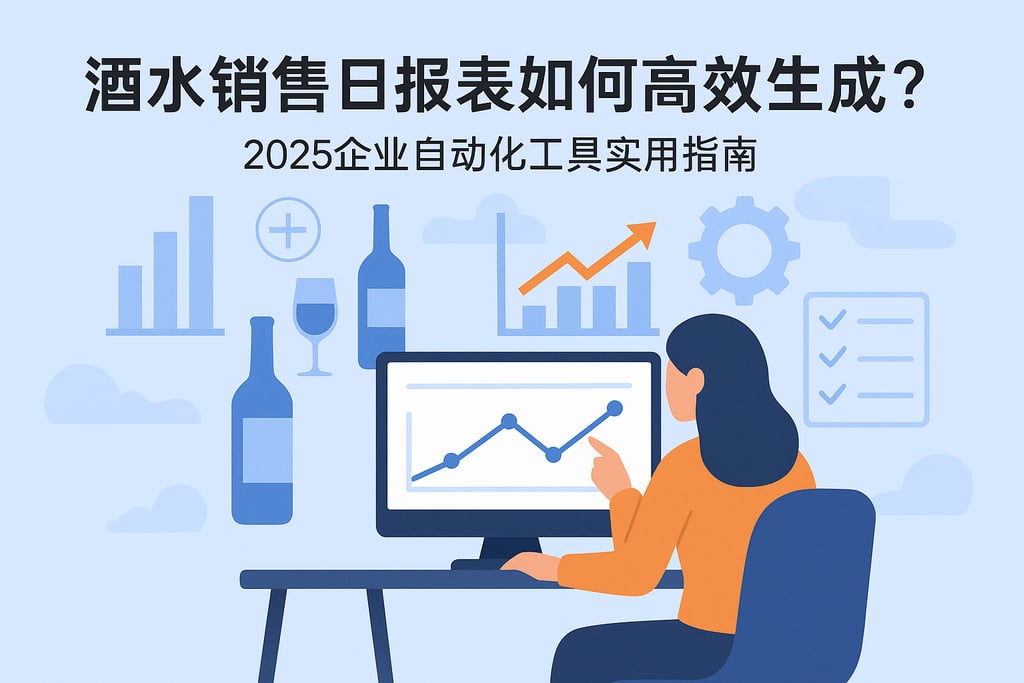 酒水销售日报表如何高效生成？2025企业自动化工具实用指南