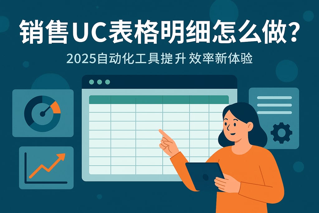 销售UC表格明细怎么做？2025自动化工具提升效率新体验