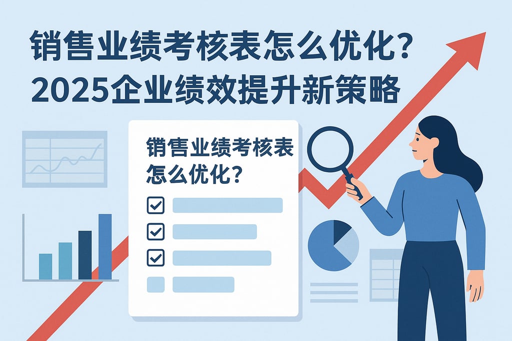 销售业绩考核表怎么优化？2025企业绩效提升新策略