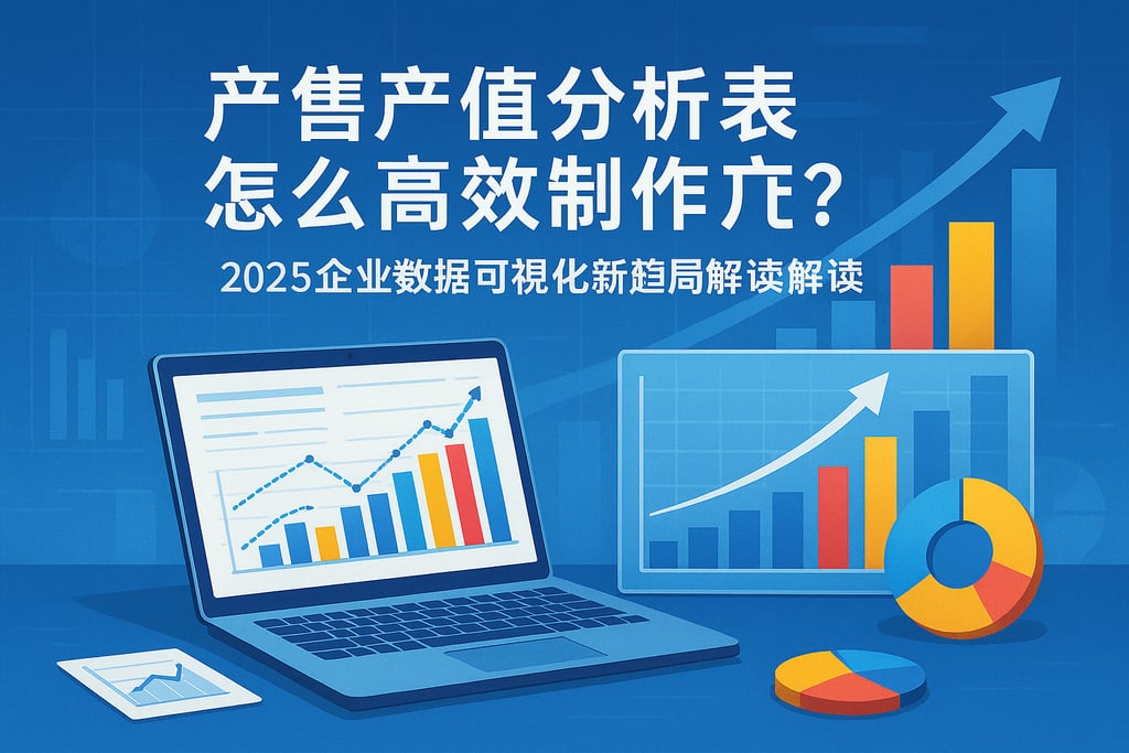 销售产值分析表怎么高效制作？2025企业数据可视化新趋势解读