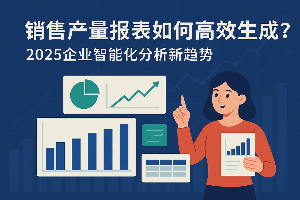 销售产量报表如何高效生成？2025企业智能化分析新趋势