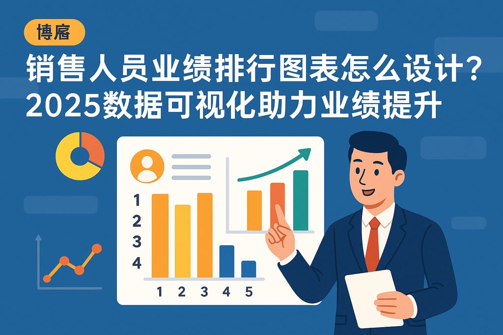 销售人员业绩排行图表怎么设计？2025数据可视化助力业绩提升