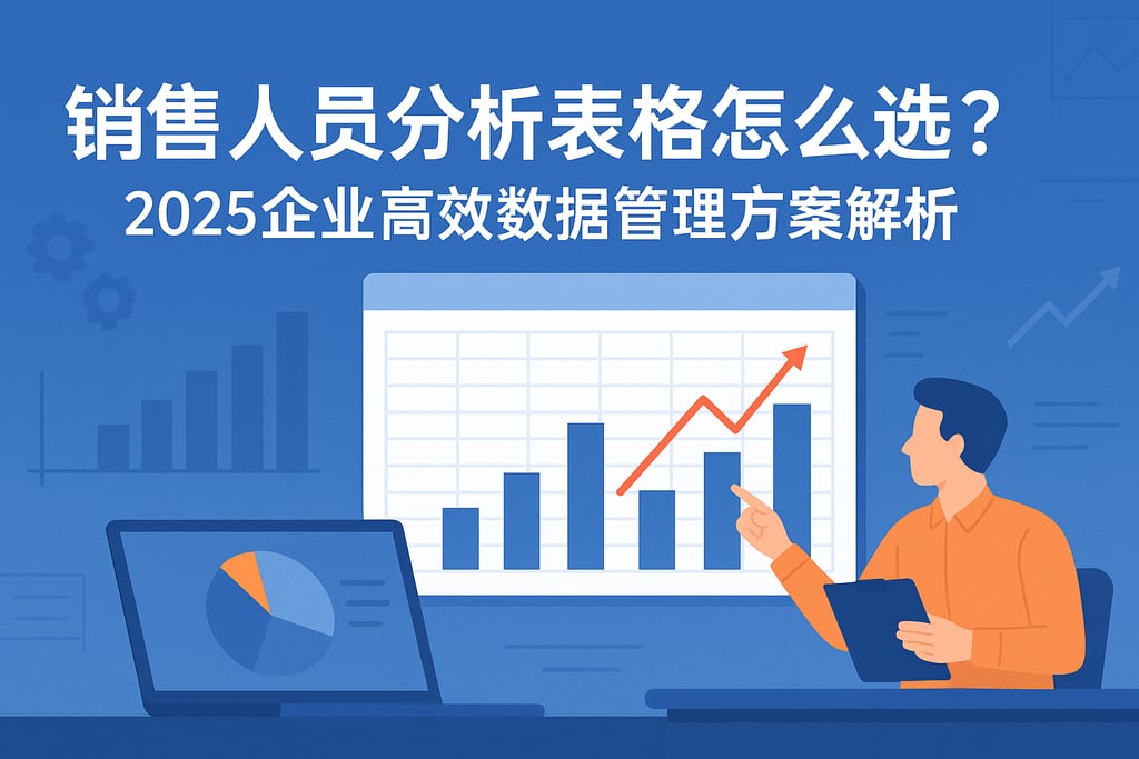 销售人员分析表格怎么选？2025企业高效数据管理方案解析