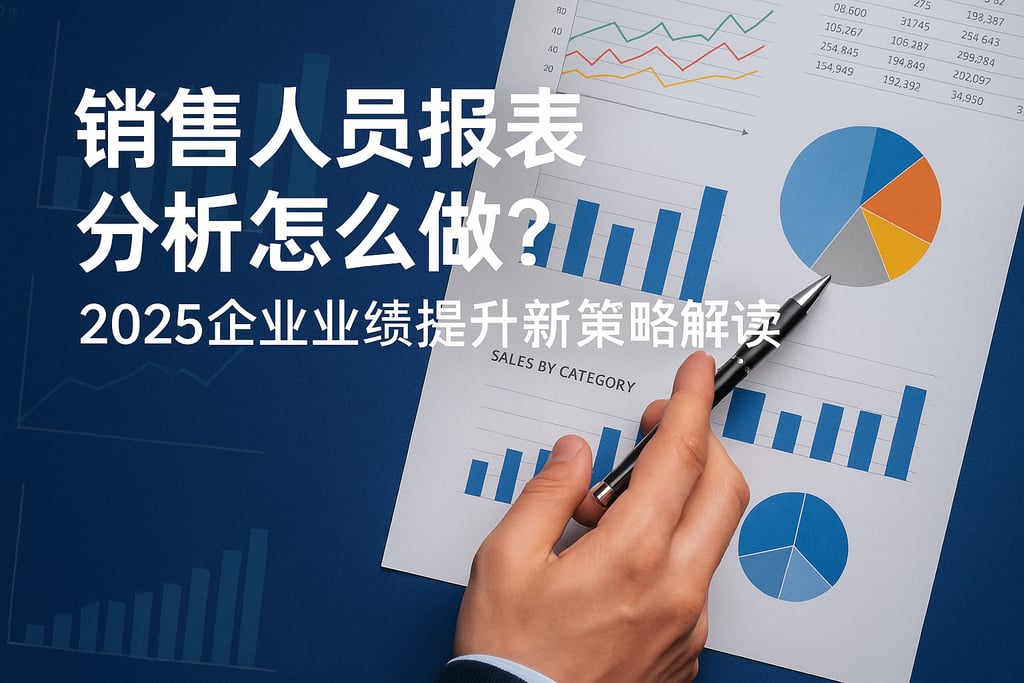 销售人员报表分析怎么做？2025企业业绩提升新策略解读