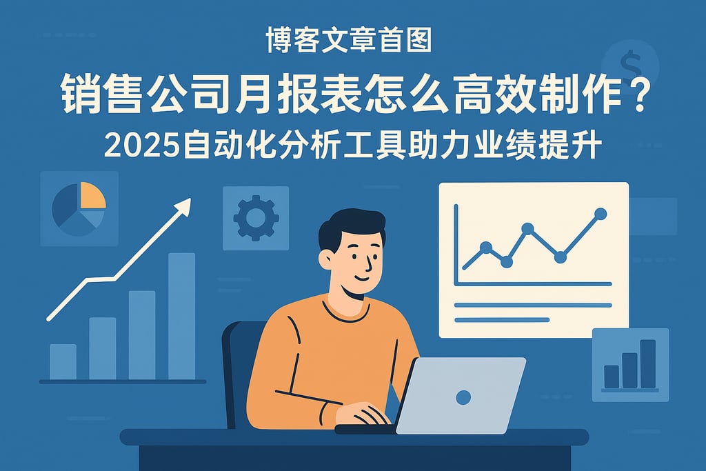 销售公司月报表怎么高效制作？2025自动化分析工具助力业绩提升