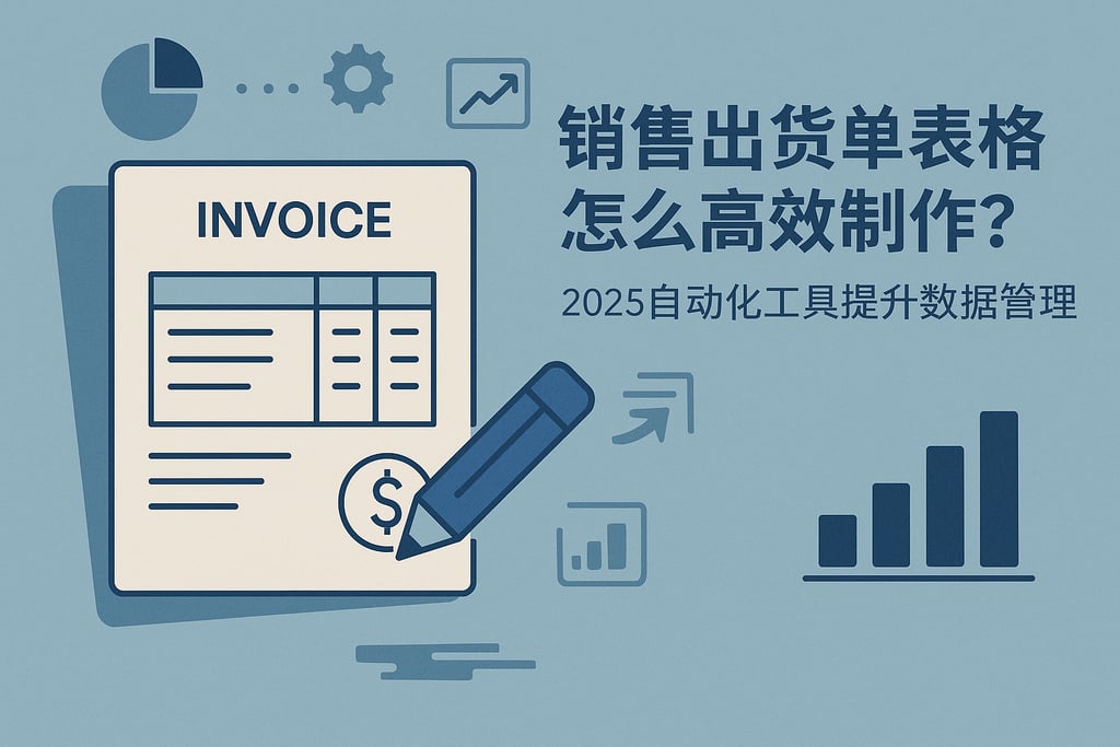 销售出货单表格怎么高效制作？2025自动化工具提升数据管理