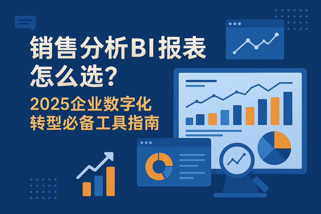 销售分析BI报表怎么选？2025企业数字化转型必备工具指南