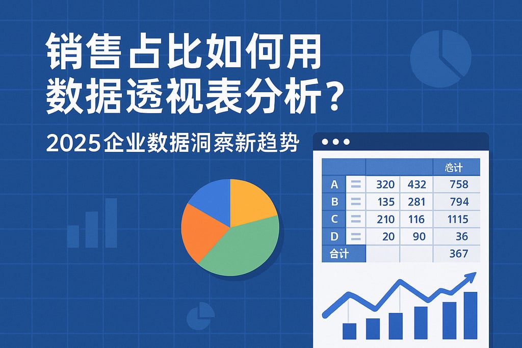 销售占比如何用数据透视表分析？2025企业数据洞察新趋势
