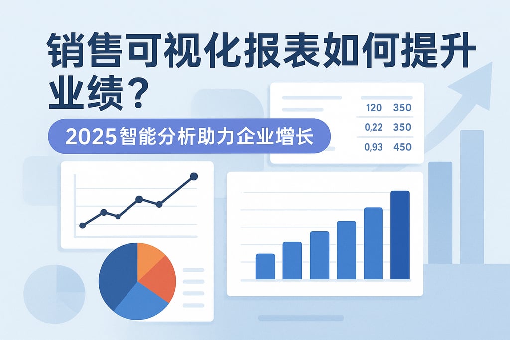 销售可视化报表如何提升业绩？2025智能分析助力企业增长