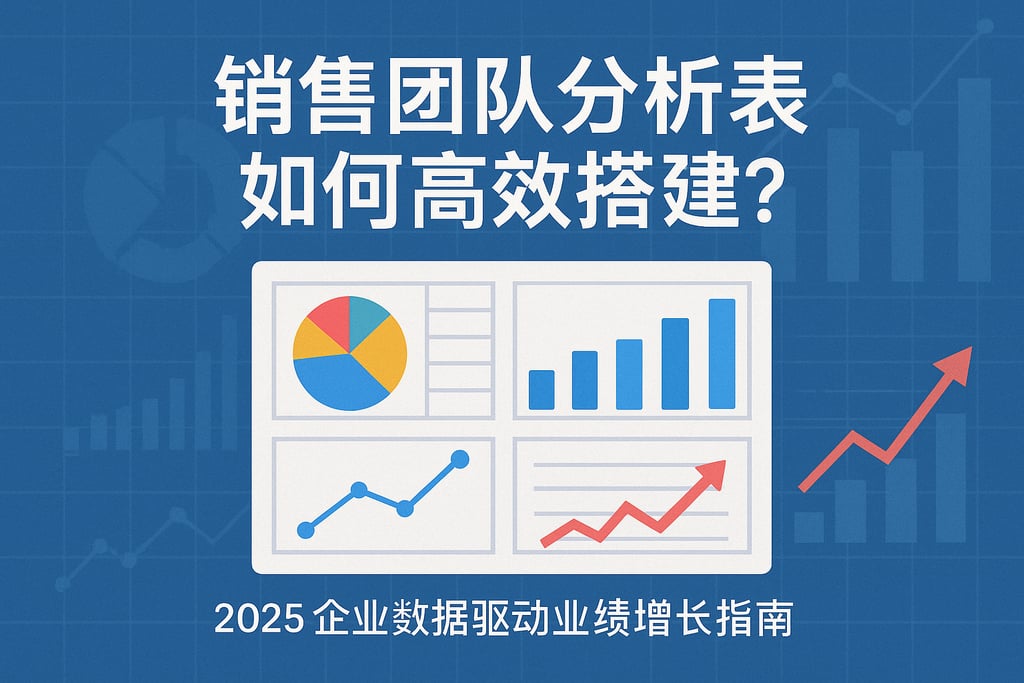 销售团队分析表如何高效搭建？2025企业数据驱动业绩增长指南