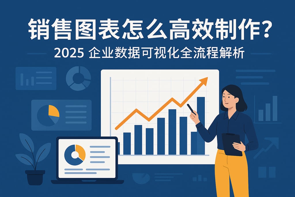 销售图表怎么高效制作？2025企业数据可视化全流程解析