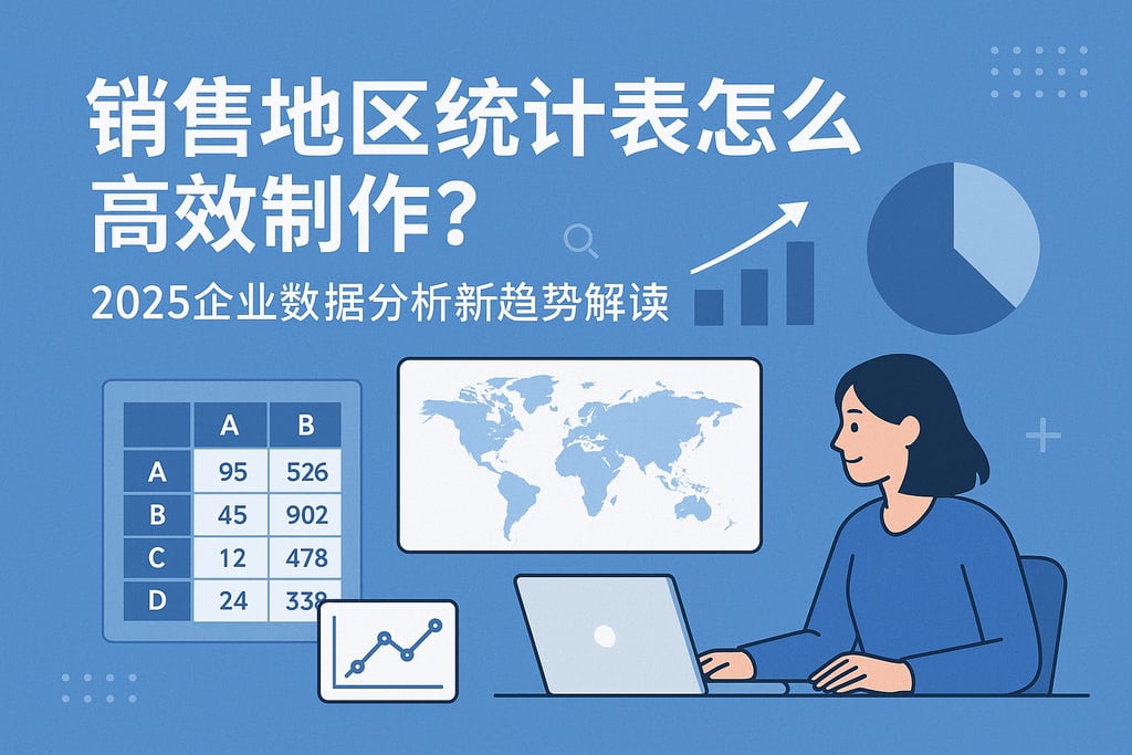 销售地区统计表怎么高效制作？2025企业数据分析新趋势解读