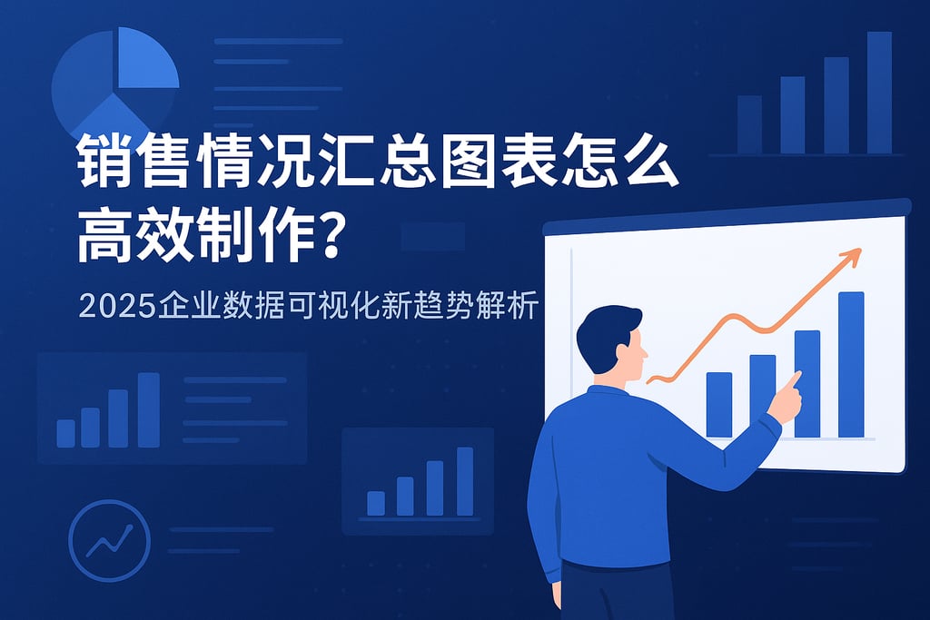 销售情况汇总图表怎么高效制作？2025企业数据可视化新趋势解析