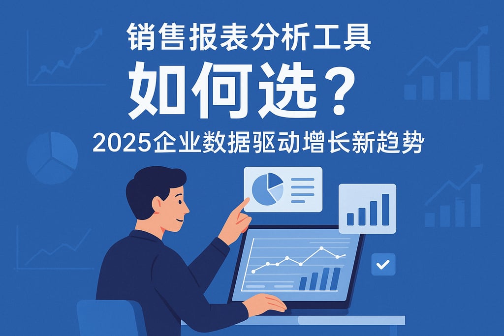销售报表分析工具如何选？2025企业数据驱动增长新趋势