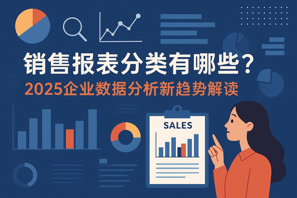 销售报表分类有哪些？2025企业数据分析新趋势解读