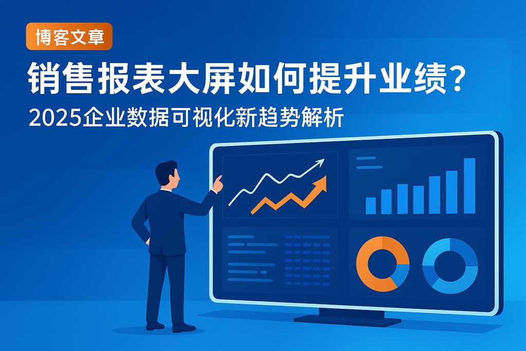 销售报表大屏如何提升业绩？2025企业数据可视化新趋势解析