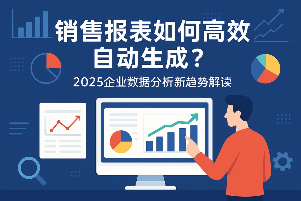 销售报表如何高效自动生成？2025企业数据分析新趋势解读