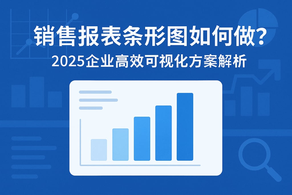 销售报表条形图如何做？2025企业高效可视化方案解析