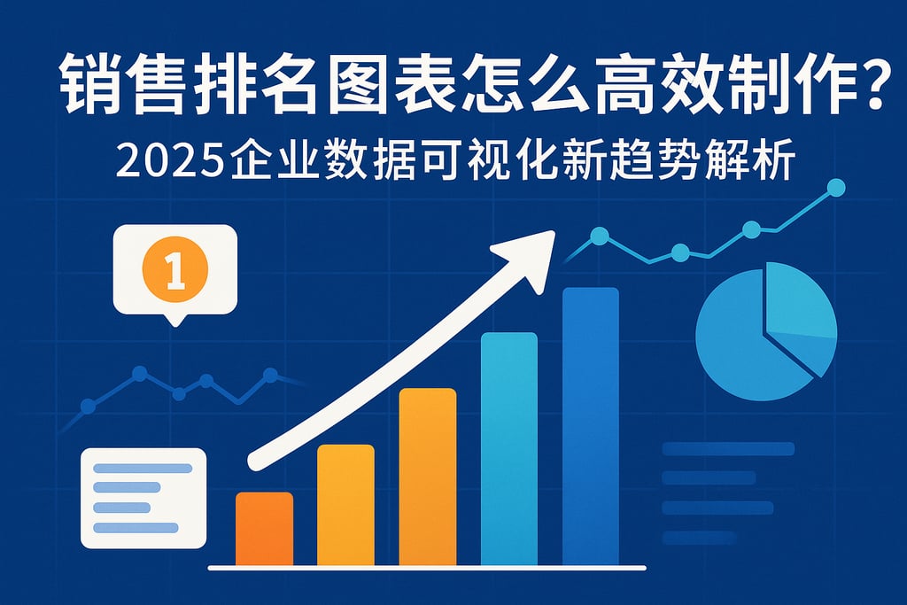 销售排名图表怎么高效制作？2025企业数据可视化新趋势解析