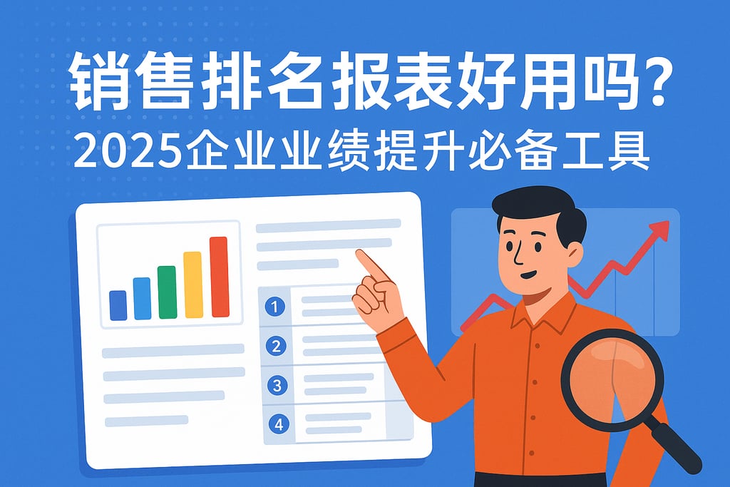 销售排名报表好用吗？2025企业业绩提升必备工具