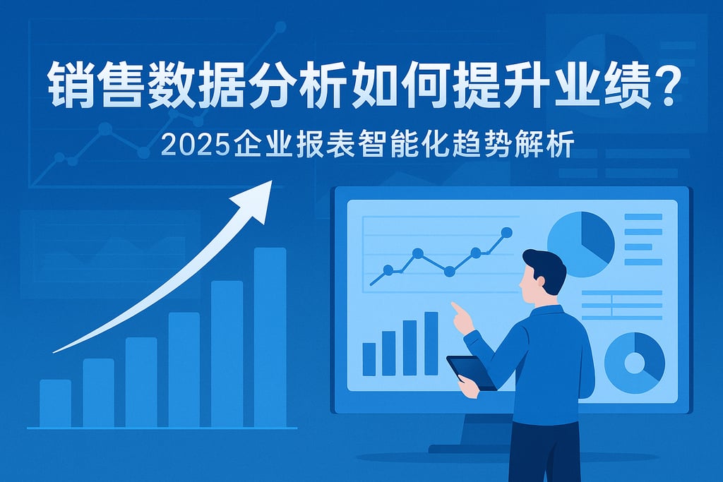 销售数据分析如何提升业绩？2025企业报表智能化趋势解析