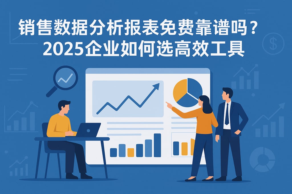 销售数据分析报表免费靠谱吗？2025企业如何选高效工具
