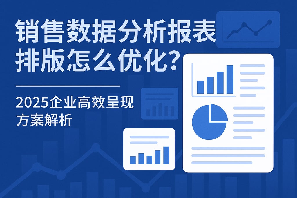 销售数据分析报表排版怎么优化？2025企业高效呈现方案解析