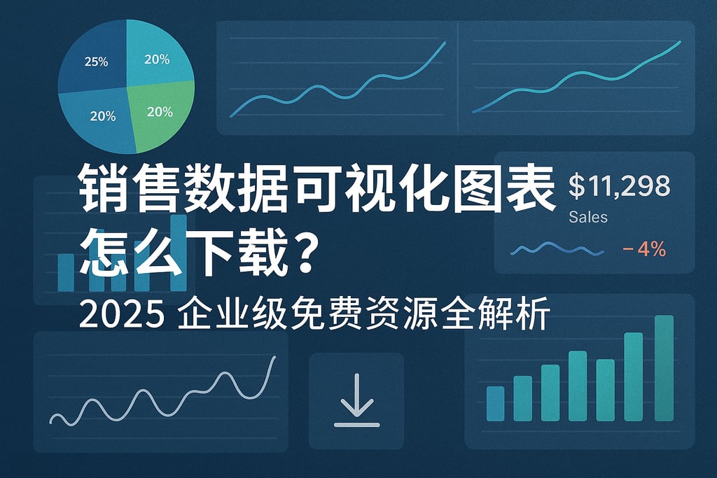 销售数据可视化图表怎么下载？2025企业级免费资源全解析
