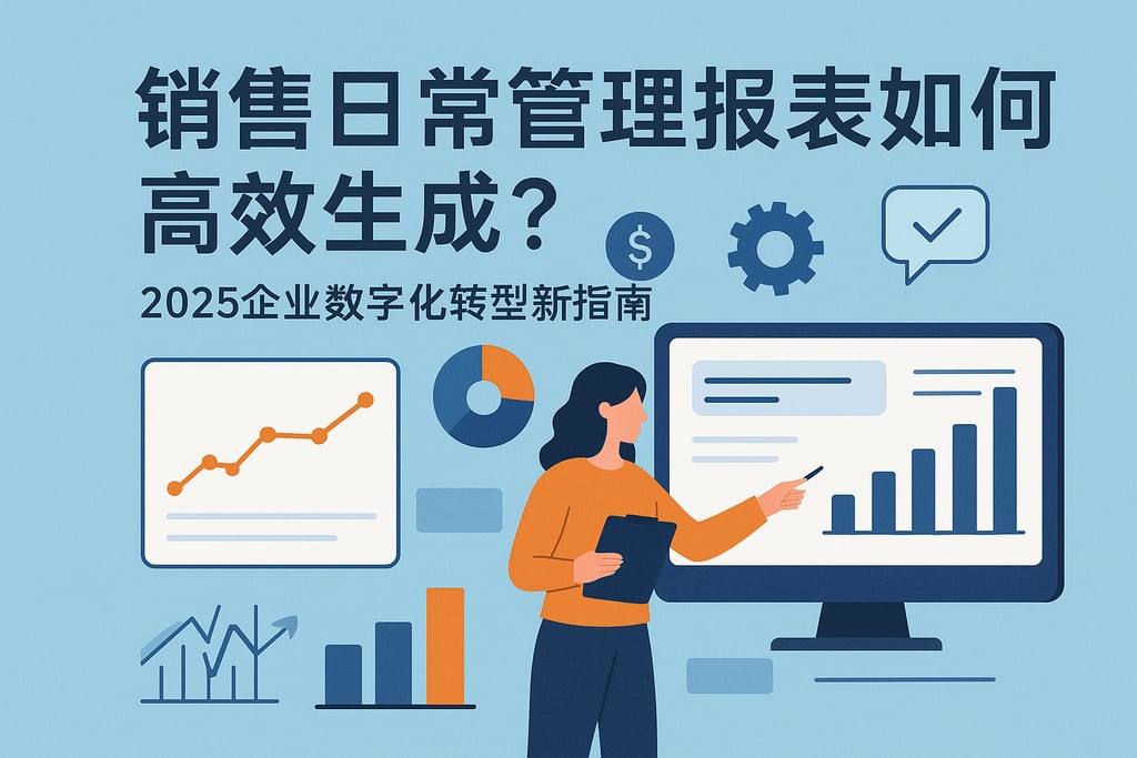 销售日常管理报表如何高效生成？2025企业数字化转型新指南