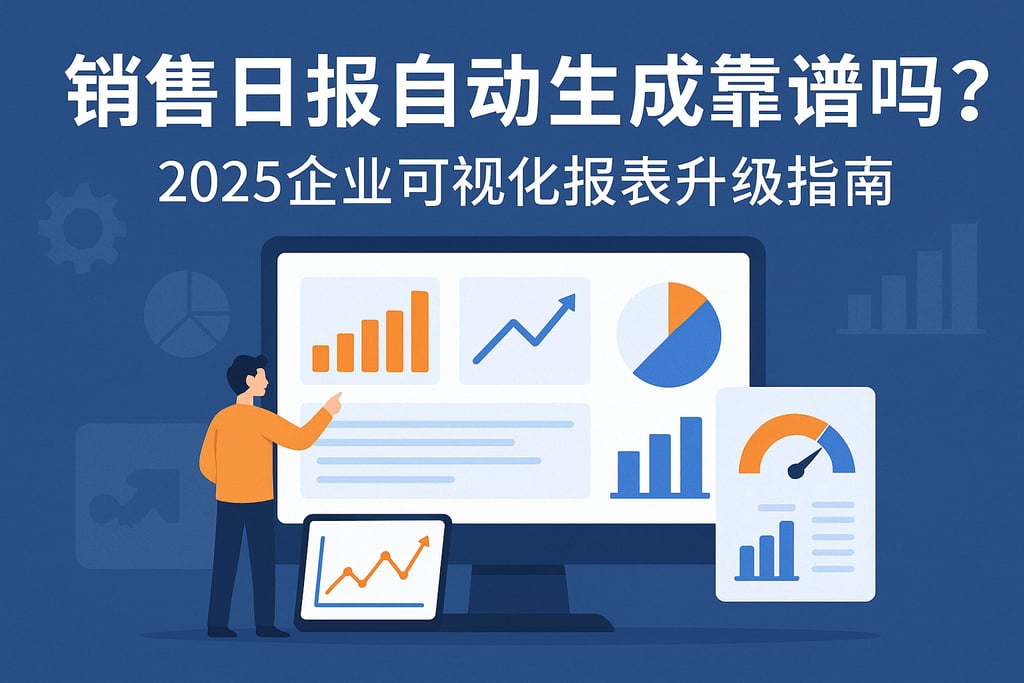 销售日报自动生成靠谱吗？2025企业可视化报表升级指南
