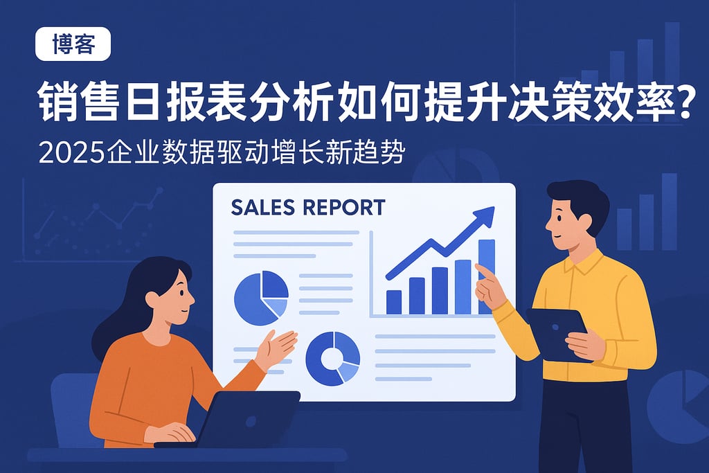 销售日报表分析如何提升决策效率？2025企业数据驱动增长新趋势