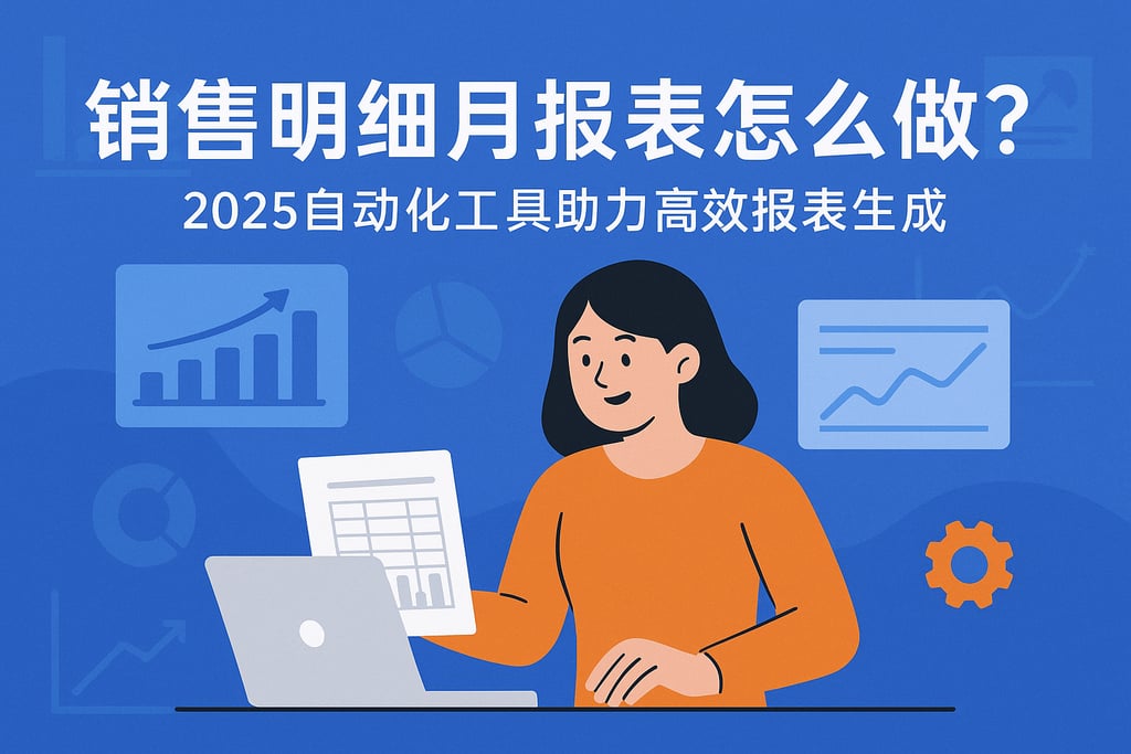 销售明细月报表怎么做？2025自动化工具助力高效报表生成