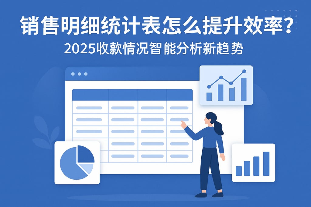 销售明细统计表怎么提升效率？2025收款情况智能分析新趋势