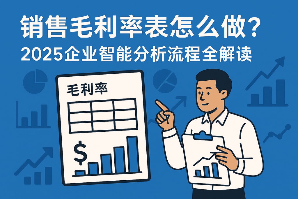 销售毛利率表怎么做？2025企业智能分析流程全解读